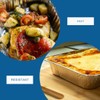 CafeTEq Aluminium Foil Food Trays (No 2) Containers Including Lids