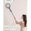 Electric Fly Swatter with Extendable Handle & Rotating Head, 3000V