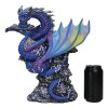 Ryvthys Air Elemental Blue Wind Rainbow Winged Dragon On Lightning
