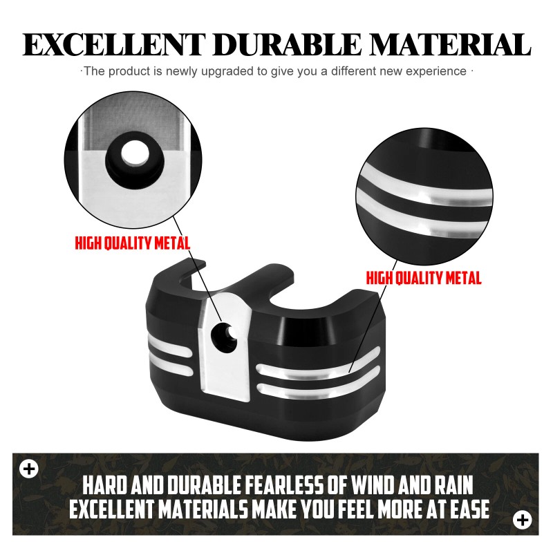 HDBUBALUS Aluminum CNC Coil Cover Fit For Harley Softail Street