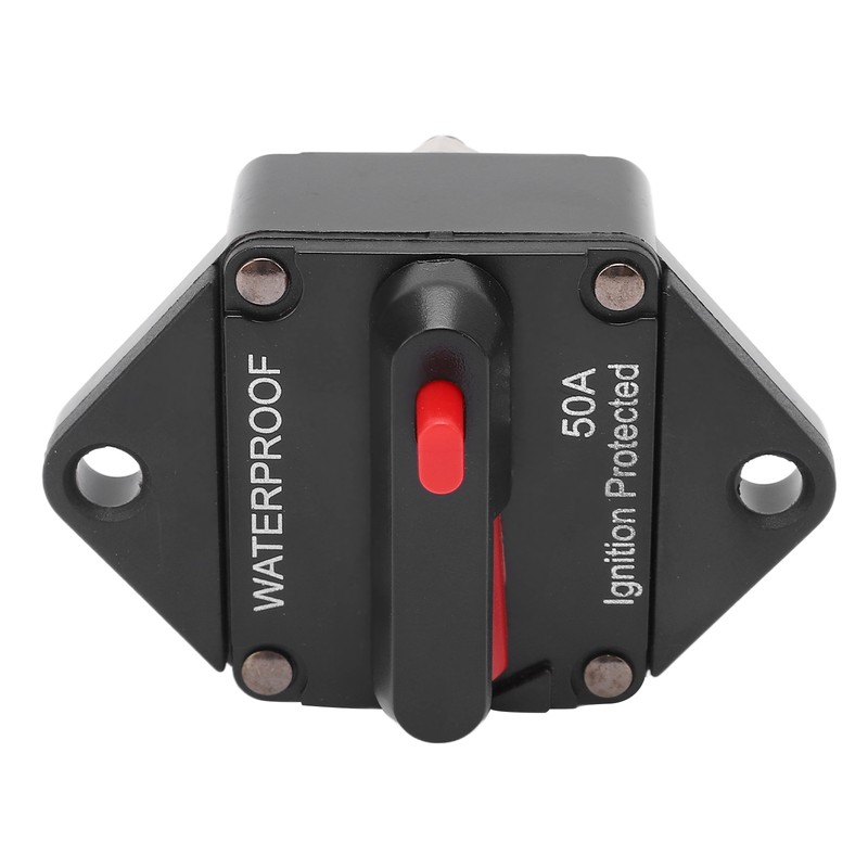 DC 32V Circuit Breaker with Switch Manual Reset Waterproof for