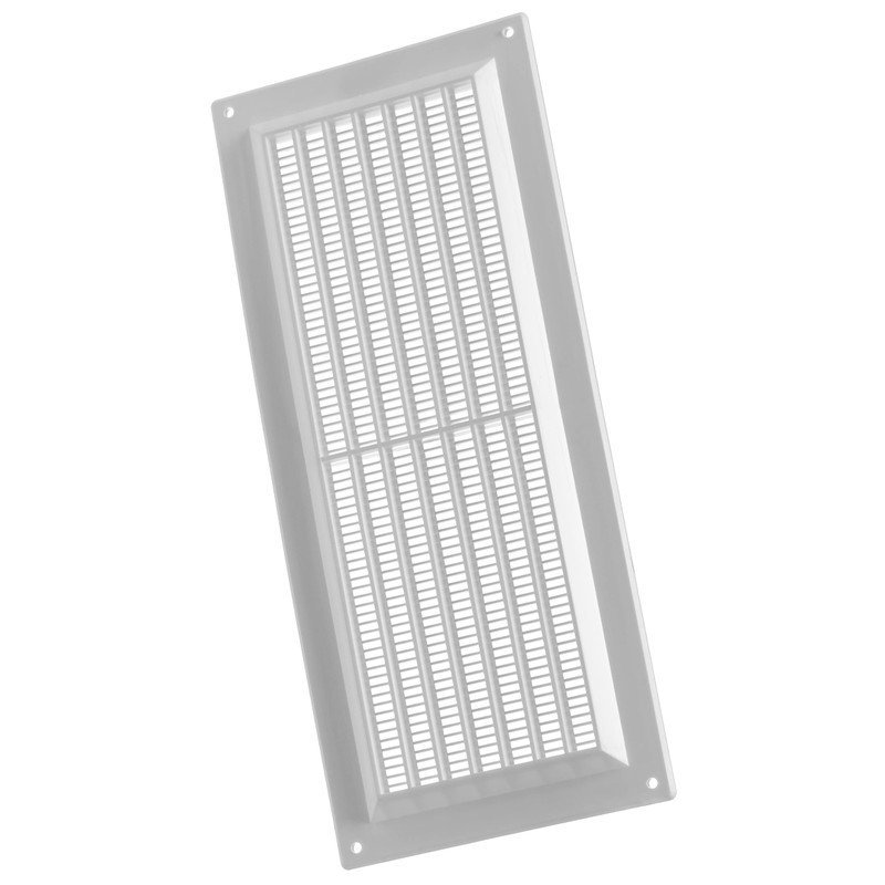 130 x 300 mm White Plastic Ventilation Grille – Exhaust