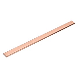 sourcing map Copper Flat Bar, 0.2" Thickness x 0.59" Width x 7.87" Length Copper Bus Bar Stock Plate Mill for Electrical (5mm x 15mm x 200mm)