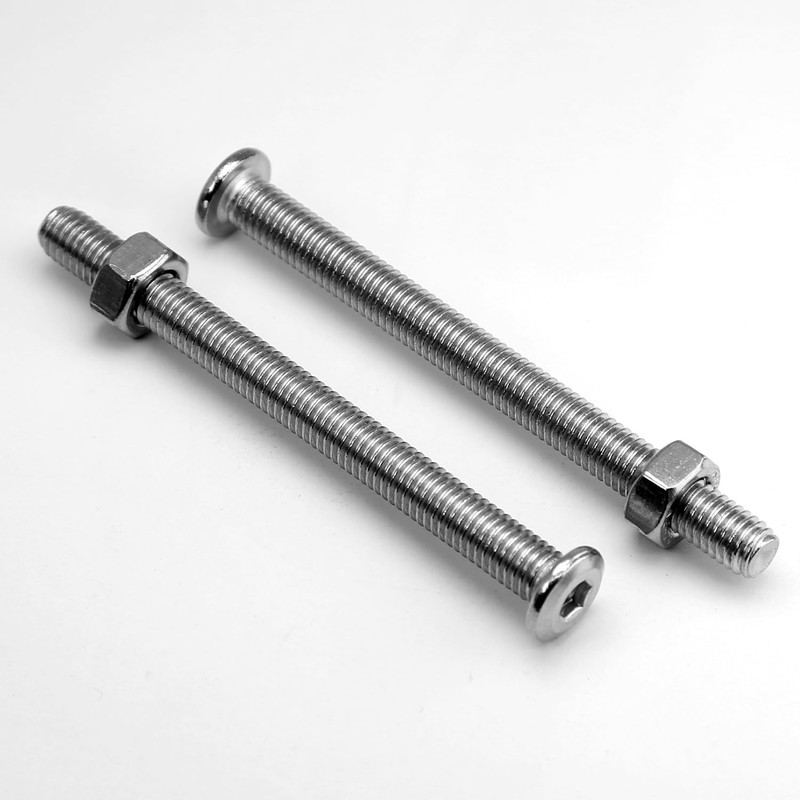 (8 Sets) M8 x 90 mm Allen Screws and Nuts