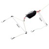 FONGKNOX Fishing Bait Cage Feeder with Wire Hook Rigs Hooks