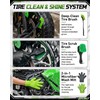 18 Pcs Motorcycle Cleaning Kit with Storage Bag, for Motorcycle