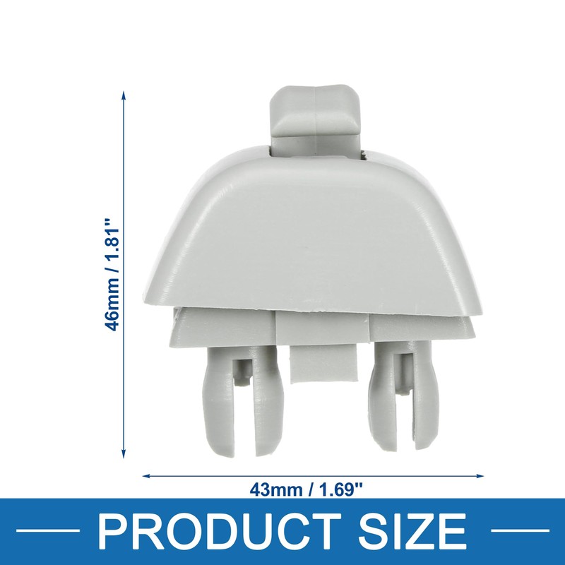 A ABSOPRO Car Sun Visor Clip Plastic Sun Visor Hook