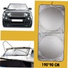 FUNOMOCYA Car Sunshade Solar Reflective for Windshield UV Protection Block