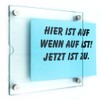 Logistic Sign System Removable frame, quick exchange of information with
