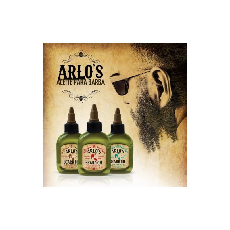 Arlos Aceite de barba original 99 natural, potenciador del crecimiento