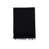 Plain 100% Cashmere Pashmina Shawl with Fringes for men and