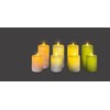 LumiPur Signature Natural Glow Flickering Flameless LED Wax Pillar Candle