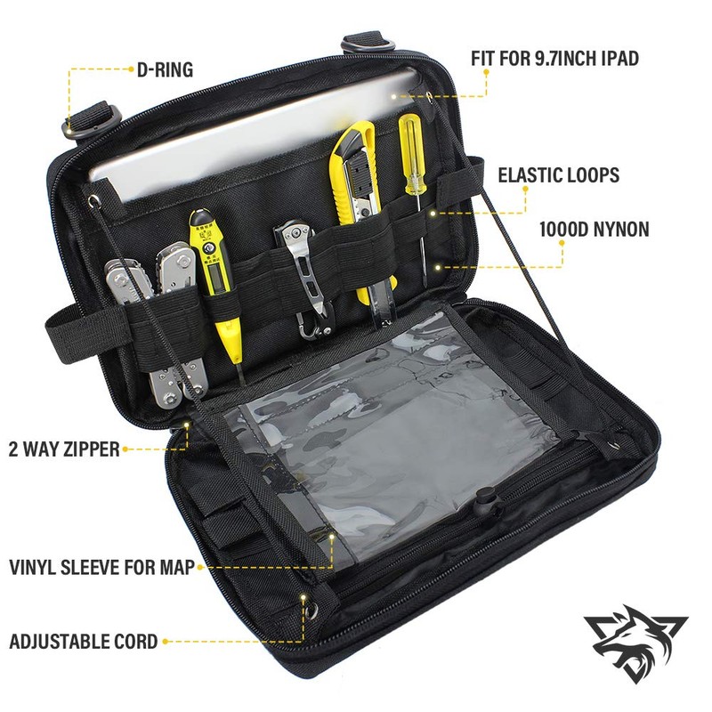 WYNEX Tactical Admin Molle Pouch, Medical EDC EMT Utility Bag