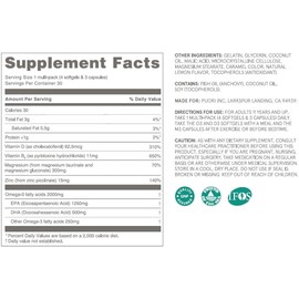 Puori - 3 - Health Essentials Daily Serving Packs with O3 Fish Oil, Vitamin D3, And M3 Magnesium (30 Day Supply)