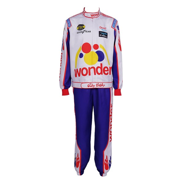 lifpoivake Cosplay Costume Ricky Bobby Jumpsuit Set Talladega Nights Costume is Suitable for Adults and Children... (Aldult-L, White) …