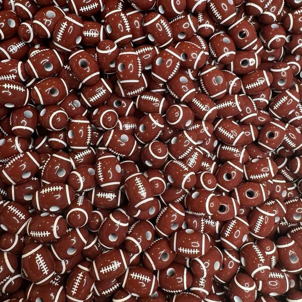 100ct Wholesale Bead Bags for Pen:_Football shape