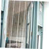 BIUDECO Decorative String Curtain Panel Elegant Thread Screen Divider for