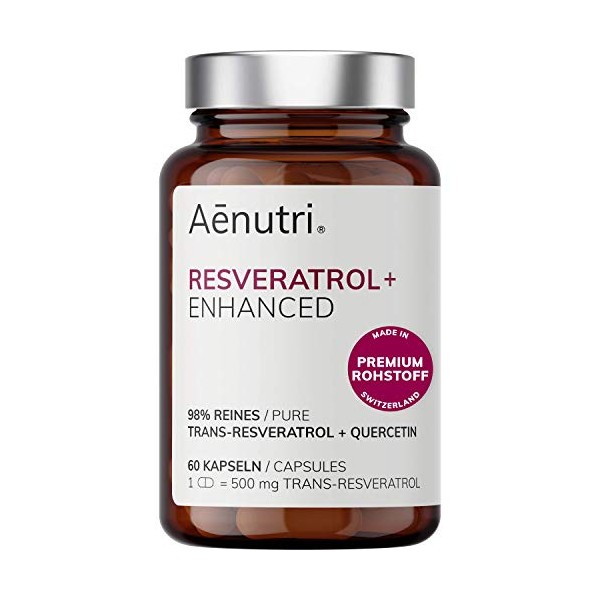NEU: Resveratrol Plus hochdosiert | 500mg Premium Trans Resveratrol aus