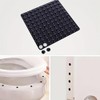 100Pcs Self-Adhesive Clear Rubber Bumpers, Noise Dampening Pads for Drawers,
