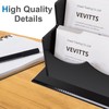 Vevitts 12 Pockets Acrylic Business Card Holder Acrylic Stand Desktop