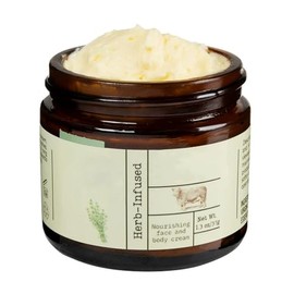 Crema De Cebo De Res Con Balsamo De Miel, Crema De Calendula Facial, Bálsamo de miel de sebo, Hidratante Profundo para Rostro y Cuerpo, Beef Tallow Face Cream, Sebo de Res para La Cara