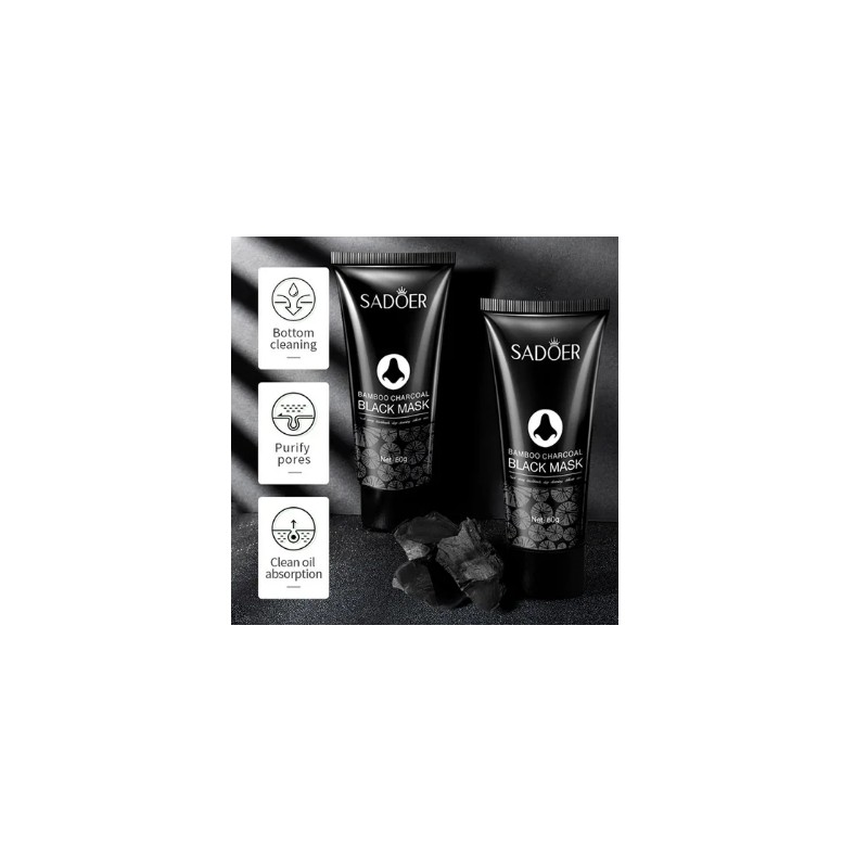 Mascarilla Nasal Para Eliminar Puntos Negros Con Carbón De B