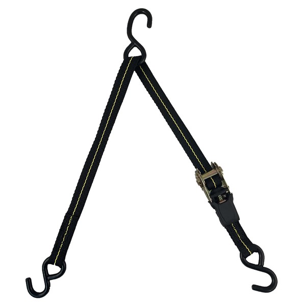 Cajun Tie Downs - 3 Point Tie Down Ratchet Strap