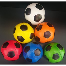 eMKay® Pack of 6 - 10cm Soft Sponge Foam Sport Football Balls Indoor Outdoor Mini Sports Ball for Kids Children Boys Girls Christmas Birthday Gift