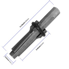 10 PCS Wedges and Feather Shims, 5/8 Inch Stone Splitter, Heavy Duty Stone Splitting Tools for Rocks