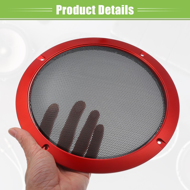 Motoforti 8 Inch Car Speaker Mesh Cover Round with Screws