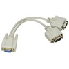 QVS CC317Y Serial Splitter - Db-9 (F) to Db-9 (M)