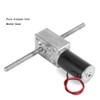 24V Double Shaft Metal Gearbox Turbo Worm Speed Reduction Gear