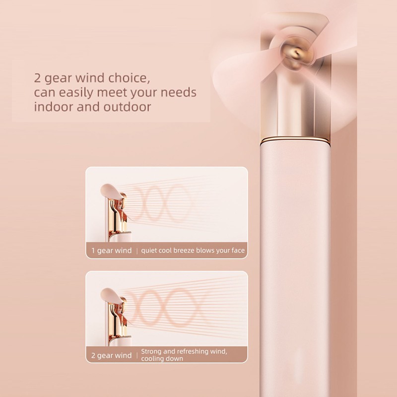 Portable Mini Electric Fan USB Rechargeable Handheld Cooling Fan for
