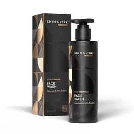 MANSCAPED Skin Ultra Limpiador Facial Exfoliante Para Hombres - Enriquecido Con Ceramidas Para Una Piel Hidratada, Suave, Tersa Y Luminosa, Complejo A