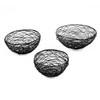 CLEENTABLE Set of 3 Fruit Baskets Mesh Storage Bowls Key