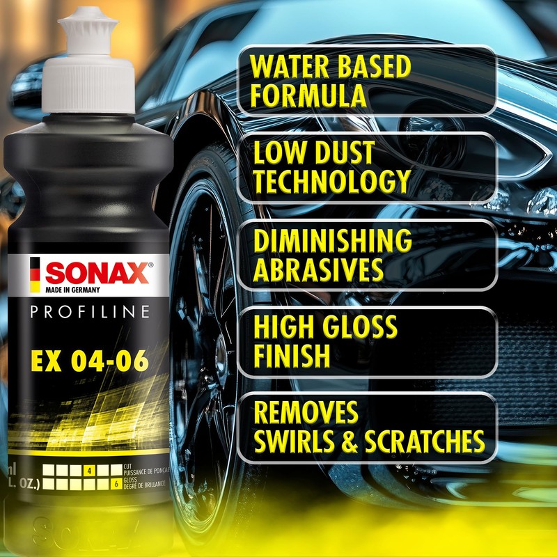 SONAX EX 04-06 Dual Action Polishing Compound | One-Step Medium