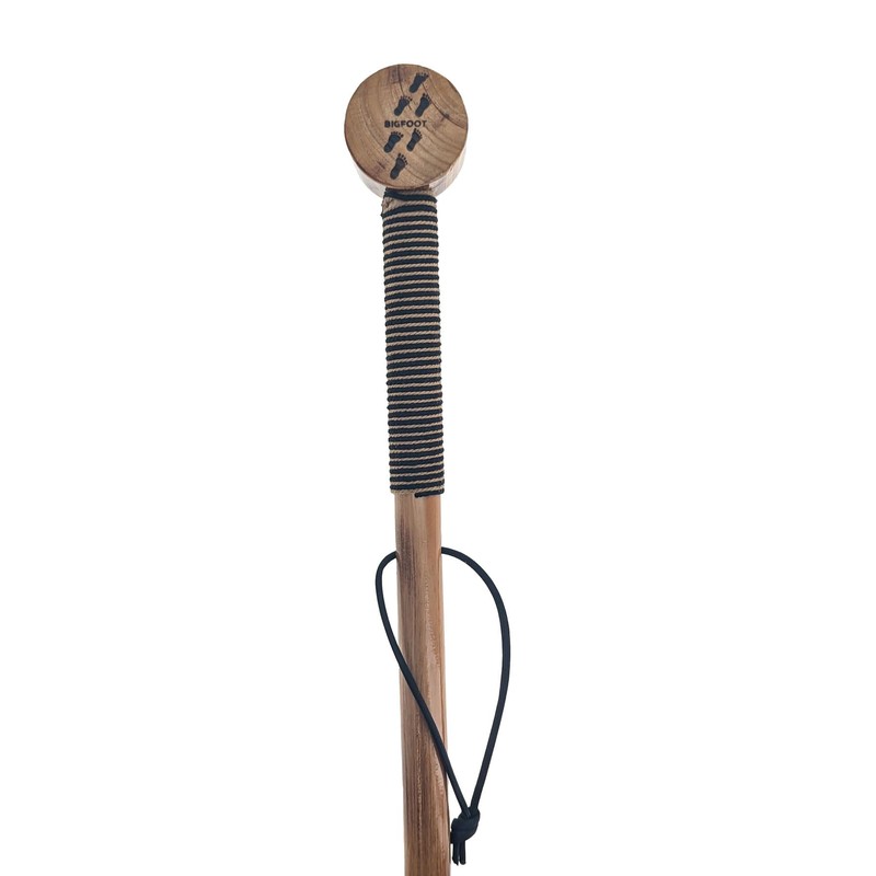 SE 55-Inch Bigfoot Stamped Hard Pine Hiking, Walking, Trekking Stick