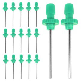 BESPORTBLE 100pcs Multi-Function Ball Pump Needle Basketball and Bicycle Inflation Needles for Quick and Safe Inflation Easy to Attach and Detach
