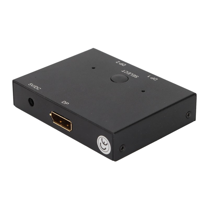 Displayport Splitter Bidirectional DP Switch Aluminium Alloy Displayport Switcher 8K