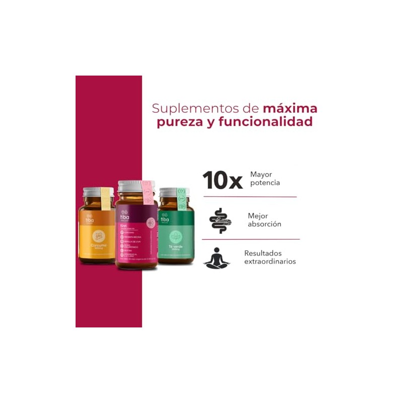 Kit beauty Piel Cabello Uñas Cúrcuma Kirei y Té Verde