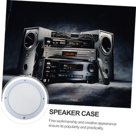 KONTONTY 2pcs Mesh Speaker Cover Audio Speaker Covers Protective Decorative for