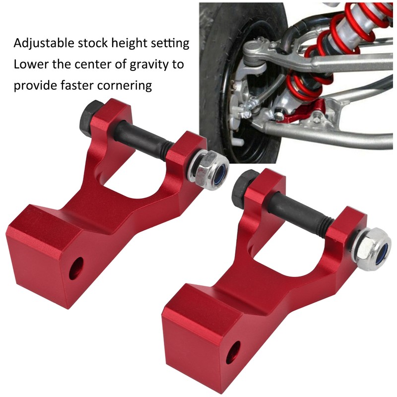 2PCS ATV Front Lowering Kit 3.5in Drop Aluminum Alloy Replacement