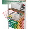 Queension Craft Cart with Wheels for Cricut Machines, Craft Organization
