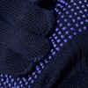 Knitted Gloves Cotton/Polyester with Pimples Medium Weight Blue - 12
