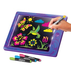 Cra-Z-Art Super Light Up Doodle Board for Kids, Light Up Drawing Board Gift for Boys & Girls Ages 5 and Up