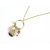 GUESS New Gold Tone Pendant Necklace with Assorted Charms by