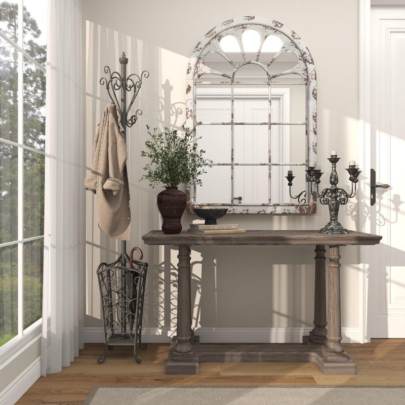 Deco 79 Metal Coat Rack Vintage Style with Scroll Designs,