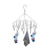 20 Clip Socks Rack Underwear Drying Hanger Stainless Steel Clothes