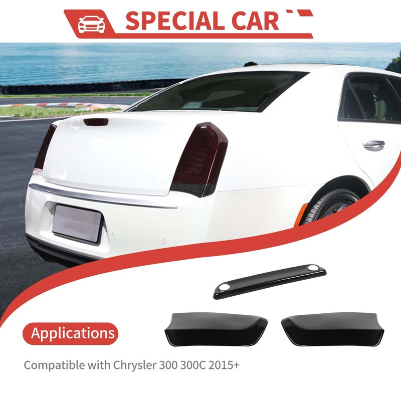 Tail Light Lamp Cover Guard and 3rd Third Brake Light