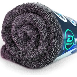 EasyDry® XXL Auto Trockentuch Fusselfrei Saugstark Streifenfrei Mikrofasertuch Microfaser 1600 GSM Tücher 50x80cm + Aufbewahrungstasche